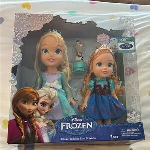 Disney Frozen Elsa & Anna Dolls with Olaf